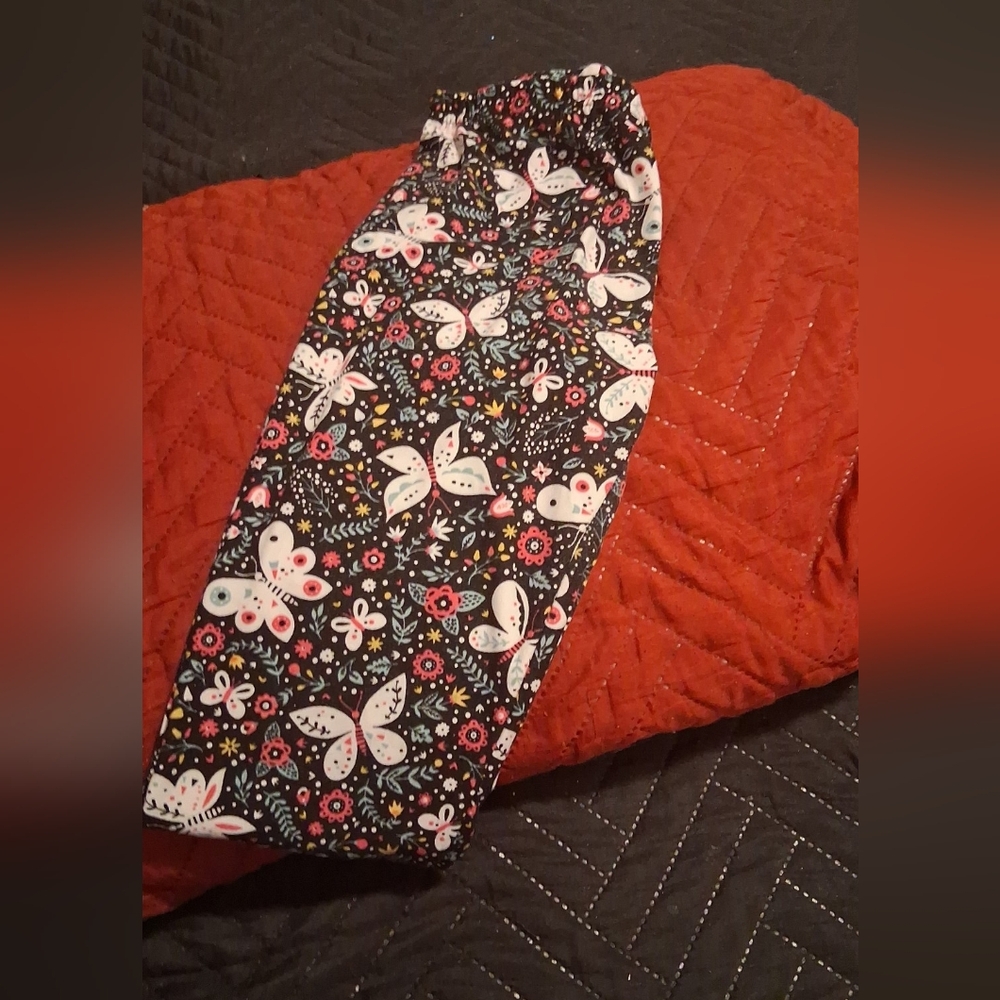 Floral Black Skirt